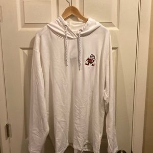 Cleveland Browns - white Antigua light weight hoodie